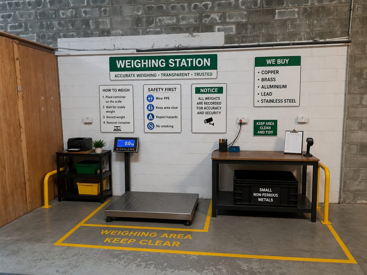 Weighing station — accurate, transparent, trusted